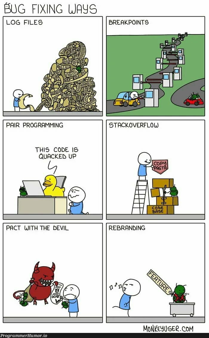 Fixing Bugs Programmerhumor Io