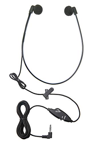 ECS WordHear-O 3.5mm Transcription Headset, Under Chin Style