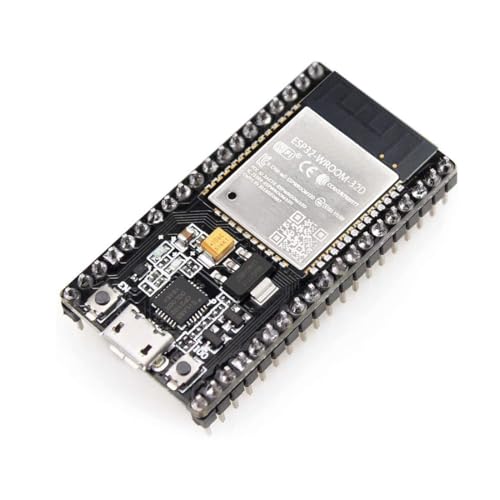 HiLetgo ESP-WROOM-32 ESP32 ESP-32S Development Board 2.4GHz Dual-Mode WiFi + Bluetooth Dual Cores Microcontroller Processor Integrated with Antenna RF AMP Filter AP STA for Arduino IDE
