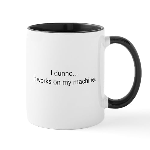 CafePress It Works On My Machine Mugs 11 oz (325 ml) Ceramic Coffee Mug