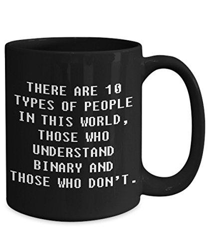 MerchZoo There Are 10 Types Of People In This World Binary Developer Nerd Coffee Mug