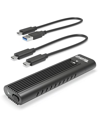 Plugable M.2 NVMe SSD Enclosure; Tool-Free & Driverless