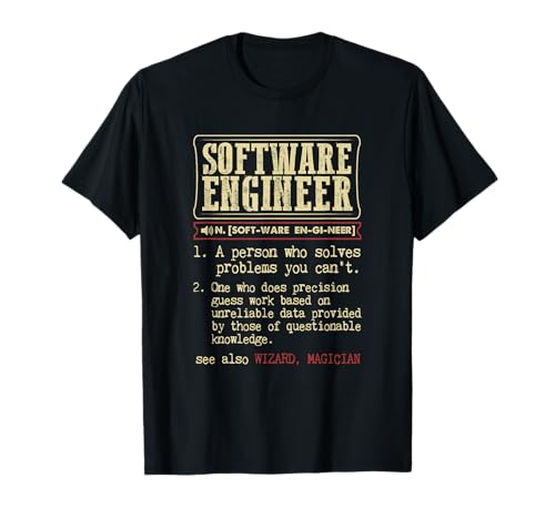 Software Engineer Funny Dictionary Definition T-Shirt
