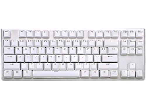 G.SKILL USB KM360 Professional Tenkeyless Mechanical Keyboard, Cherry MX Red, ABS Dual Injection Keycap, (White)