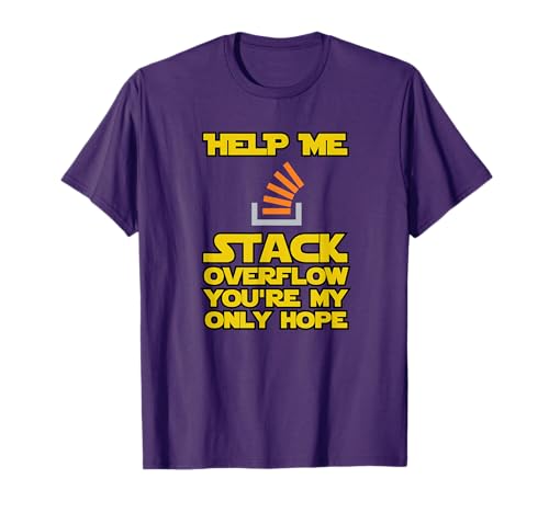 Help me Stack Overflow funny DevOps programmer programming T-Shirt