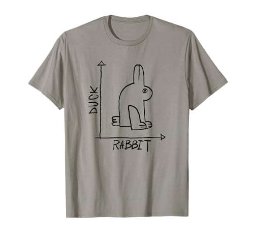 Funny Science Nerd Duck Rabbit Physics Math Geek Gift Short Sleeve T-Shirt