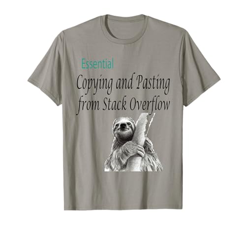 copying and pasting from stack overflow T-Shirt