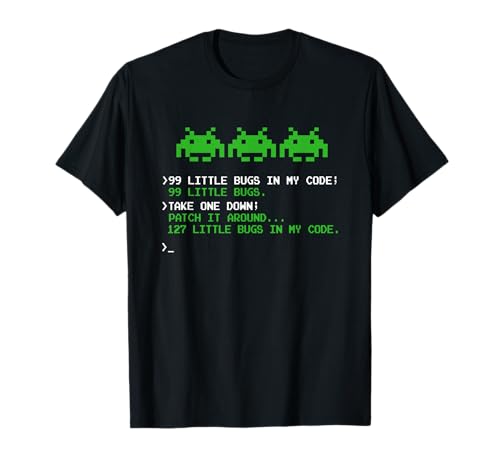 99 Small Bugs in Code Software Engineer Programmer T-Shirt