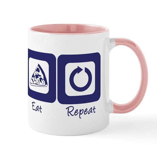 CafePress Sleep Code Eat Repeat Mug 11 oz (325 ml) Ceramic Coffee Mug