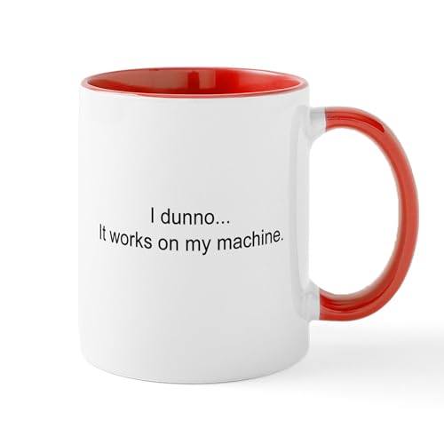 CafePress It Works On My Machine! Mugs 11 oz (325 ml) Ceramic Coffee Mug