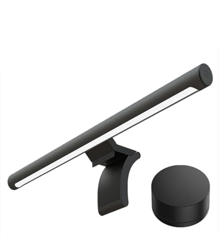 Xiaomi Mi Computer Monitor Light Bar - Easy Installation, Extra Computer Lighting w/o Taking Desktop Space, w/Wireless Remote Control Adjusting Lights Easily