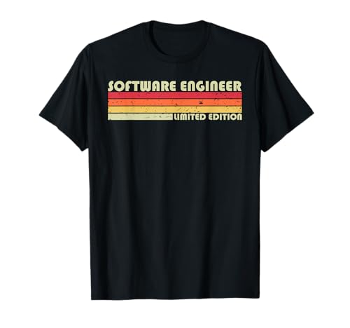 SOFTWARE ENGINEER Funny Job Title Profession Birthday Worker T-Shirt