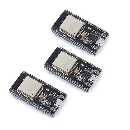 Teyleten Robot ESP32S ESP32 Development Board 2.4GHz Dual-Core WiFi +Bluetooth 2 Function Microcontroller for Arduino (ESP32 38P, 3PCS)