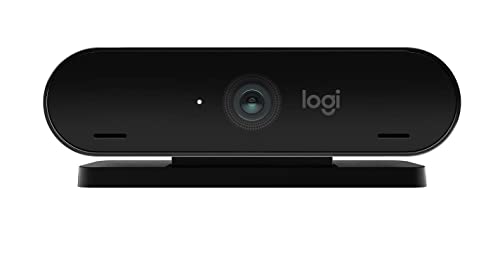 Logitech Logi 4K Pro Magnetic Webcam for Pro Display XDR, Video Calling Conferencing Recording, Zoom and Microsoft Teams, Ultra HD, Pro Streaming Web Camera (Renewed), Black