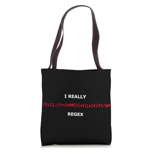 I love Regex - T-Shirt for programmers and nerds Tote Bag