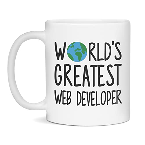World's Greatest Web Developer Mug, 11-Ounce White