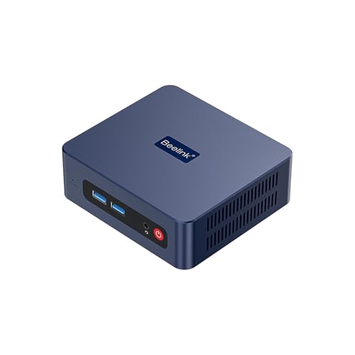 Beelink SER3 Mini PC, AMD Ryzen 3 3200U(up to 3.5GHz) 2C/4T, Mini Computer 16GB DDR4 RAM 500GB SSD, Mini Desktop Computer 4K@60Hz Dual HDMI Display WiFi6/BT5.2/WOL/HTPC/W-11 Pro