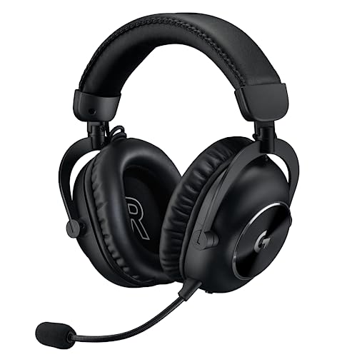 Logitech G PRO X 2 Lightspeed Wireless Gaming Headset: Wireless Gaming Headphones with Mic, 50mm Graphene Drivers, 2.02.0—7.1 Surround, Bluetooth/USB/3.5mm Aux, for PS4/PS5/PC/Nintendo Switch - Black