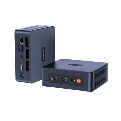 Beelink SER3 Mini PC, AMD Ryzen 3 3200U (up to 3.5GHz), 8GB DDR4 RMA 256GB PCle3.0 SSD, Mini Computer Support 4K HD Dual HDMI,WiFi5, BT5.0, USB3.2