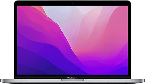 2022 Apple MacBook Pro with Apple M2 chip (13-inch, 8GB RAM, 256GB SSD Storage) (QWERTY English) Space Gray (Renewed)