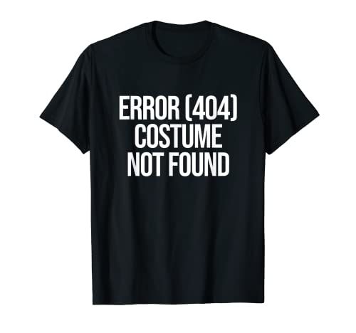 Funny Computer Programmer Developer Lazy Halloween Costume T-Shirt
