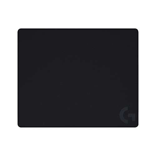 Logitech G440 Hard Gaming Mouse Pad, Optimized for Gaming Sensors, Moderate Surface Friction, Non-Slip Mouse Mat - Black