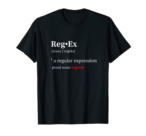 Regex definition programmer joke T-Shirt