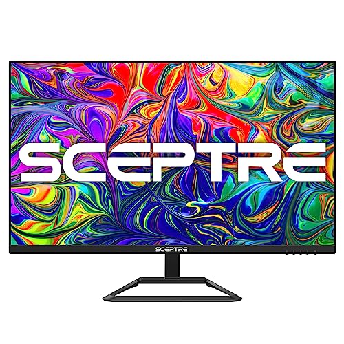 Sceptre 32-inch 4K UHD 3840 x 2160 Monitor DisplayPort x2 HDMI x2 99% sRGB Build-in Speakers, Machine Black 2026 (U325W-UPT Series)
