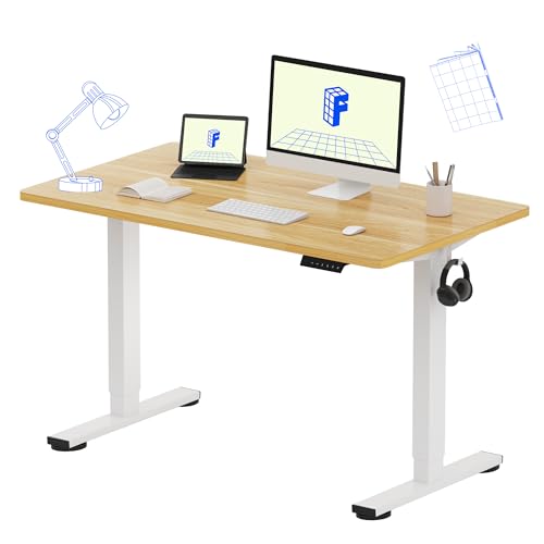 FLEXISPOT EN1 48"x24" One-Piece Standing Desk, Maple