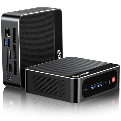 Beelink Mini PC AMD Ryzen 7 6800U Up to 4.7GHz 8C/16T, 24GB LPDDR5 RAM 500GB M.2 SSD, SER5 MAX Mini Computer Support 2.5GLAN/4K Triple Screen Display(HDMI+DP+Type-C)/WiFi6/BT5.4/Home/Office