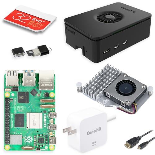 CanaKit Raspberry Pi 5 Essentials Starter Kit (4GB RAM)