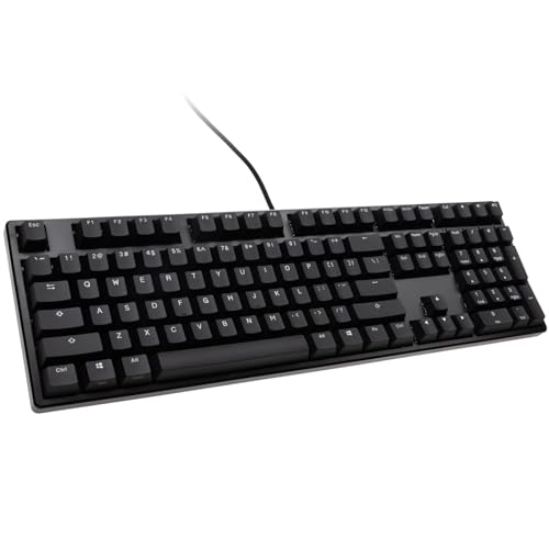 Ducky Origin Mechanical Gaming Keyboard, Cherry MX Silent Red, Black | Mechanical gaming keyboard with PBT doubleshot keycaps