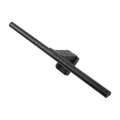 BenQ ScreenBar Pro LED Monitor Light Bar (Black) - Ultrawide Lighting, Motion Sensor, Adjustable Brightness/Color Temperature, Eye-Care USB-C Monitor lamp, No Glare, Curved Monitors, Monitor accessory