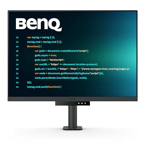BenQ RD280UA 28.2” 4K 3840x2560 Programming Monitor Backlight, Ergo Flexible Arm, 90W USB-C, Fine-Coated Panel, Advanced Coding Modes, Night Hours Protection, Coding HotKey, Eye-Care Tech
