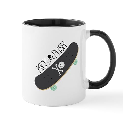 CafePress Kick Push Mugs 11 oz (325 ml) Ceramic Coffee Mug