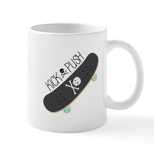CafePress Kick Push Mugs 11 oz (325 ml) Ceramic Coffee Mug