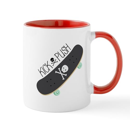 CafePress Kick Push Mugs 11 oz (325 ml) Ceramic Coffee Mug