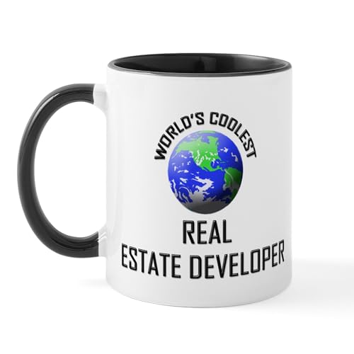 CafePress World's Coolest REAL ESTATE DEVELOPER Mug 11 oz (325 ml) Ceramic Coffee Mug