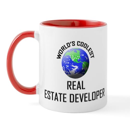 CafePress World's Coolest REAL ESTATE DEVELOPER Mug 11 oz (325 ml) Ceramic Coffee Mug