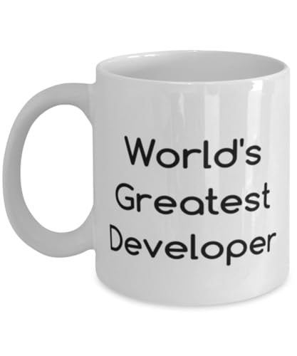 World's Greatest Developer 11oz 15oz Mug, Developer Cup, Perfect Gifts For Developer from Friends