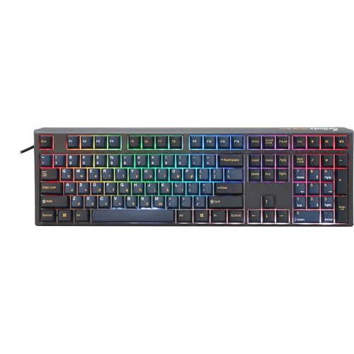Ducky One 3 Pro Nazca 8K Hotswap RGB Triple Shot PBT Mechanical Keyboard - Cherry MX2A Speed Silver