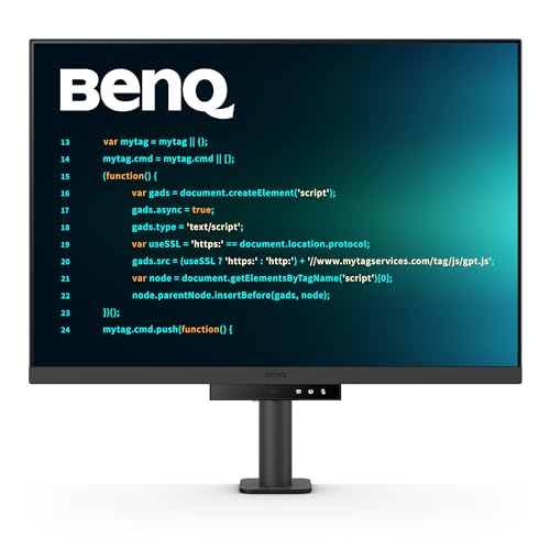 BenQ RD280UA 28.2” 4K+ 3840x2560 Programming Monitor with 3:2 Special Ratio, Nano Matte Panel, Coding Modes, MoonHalo Backlight, 90W USB-C, Night Hours Protection, Ergo Arm, and Eye-Care Solution