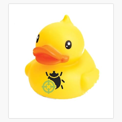 Leyland Designs Rubber Duck Debugging Bumper Sticker Window Water Bottle Decal 5""