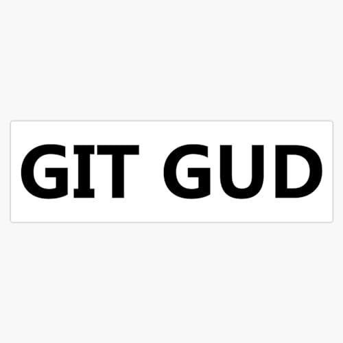 Leyland Designs GIT GUD Gamer Bumper Sticker Window Water Bottle Decal 5""