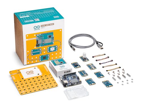 Official Arduino Plug and Make Kit [AKX00069] – Ultimate Starter Kit for Beginners | Build Connected Projects Easily | Fun & Educational Technology Kit for Learning Electronics & Coding