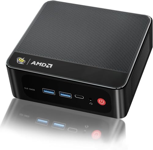 Beelink SER5 PRO Mini PC,AMD Ryzen 5 5625U(6C/12T,up to 4.3 GHz),Mini Computer 16GB DDR4 RAM 500GB M.2 2280 SSD Graphics 7core 1800MHz,Support 4K Triple Display/HDMI+DP+Type-C/Wifi6/BT5.4