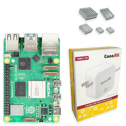 CanaKit Raspberry Pi 5 Basic Kit (2GB RAM | NO SD Card)