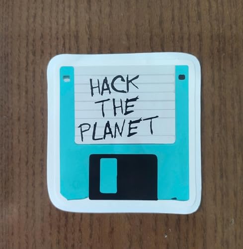 (Pack of 3) Dade Murphy Hackers The Planet Sticker 3 inch