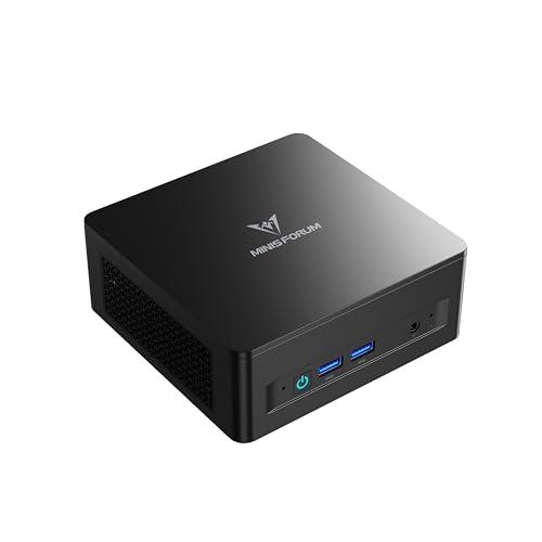MINISFORUM DeskMini UM690L Slim Mini PC AMD Ryzen 9 6900HX Small PC, 32GB LPDDR5 RAM+1TB PCIe4.0 SSD, HDMI/DP/USB4 Outputs, 2.5G LAN, WiFi 6E, 4xUSB Port AMD Radeon 680M Graphics Small Form Factor