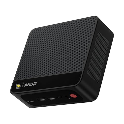 Beelink SER5 MAX Mini PC,AMD Ryzen7 6800H(8C/16T,up to 4.7GHz),Mini Computer 32GB LPDDR5 RAM 500GB M.2 SSD Graphics 12core 2200MHz,Support 4K Triple Display/HDMI+DP+Type-C/Wifi6/BT5.4/2.5G LAN/USB3.2